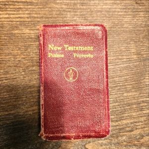 1941 vintage new testament psalms proverbs